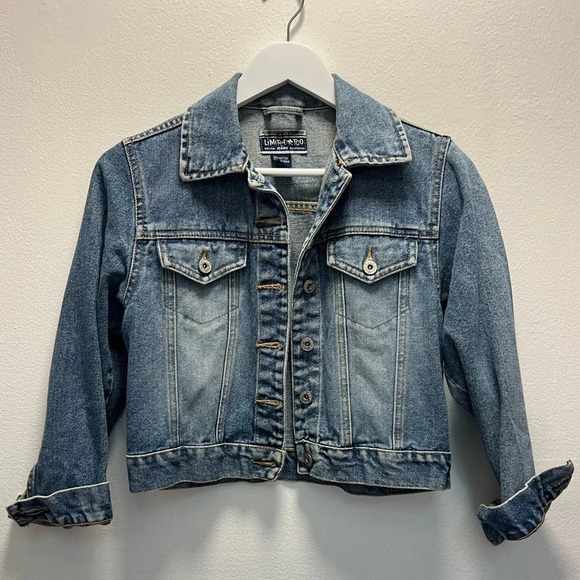 Limited Too Other - Limited Too Girls Denim Crop Jacket